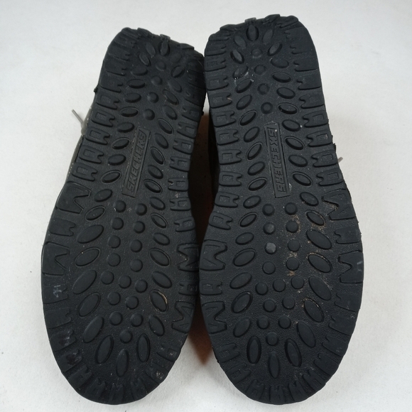 Skechers Shape Ups Nubuck Leather Pebble Taupe Ton - Picture 3 of 10